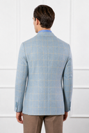 Giacca uomo sartoriale 2 bottoni in lino e cotone sfoderata – slim fit